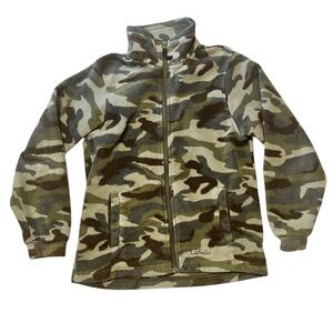 Cabelas Camo Jacket Kids Size Medium Zip Up